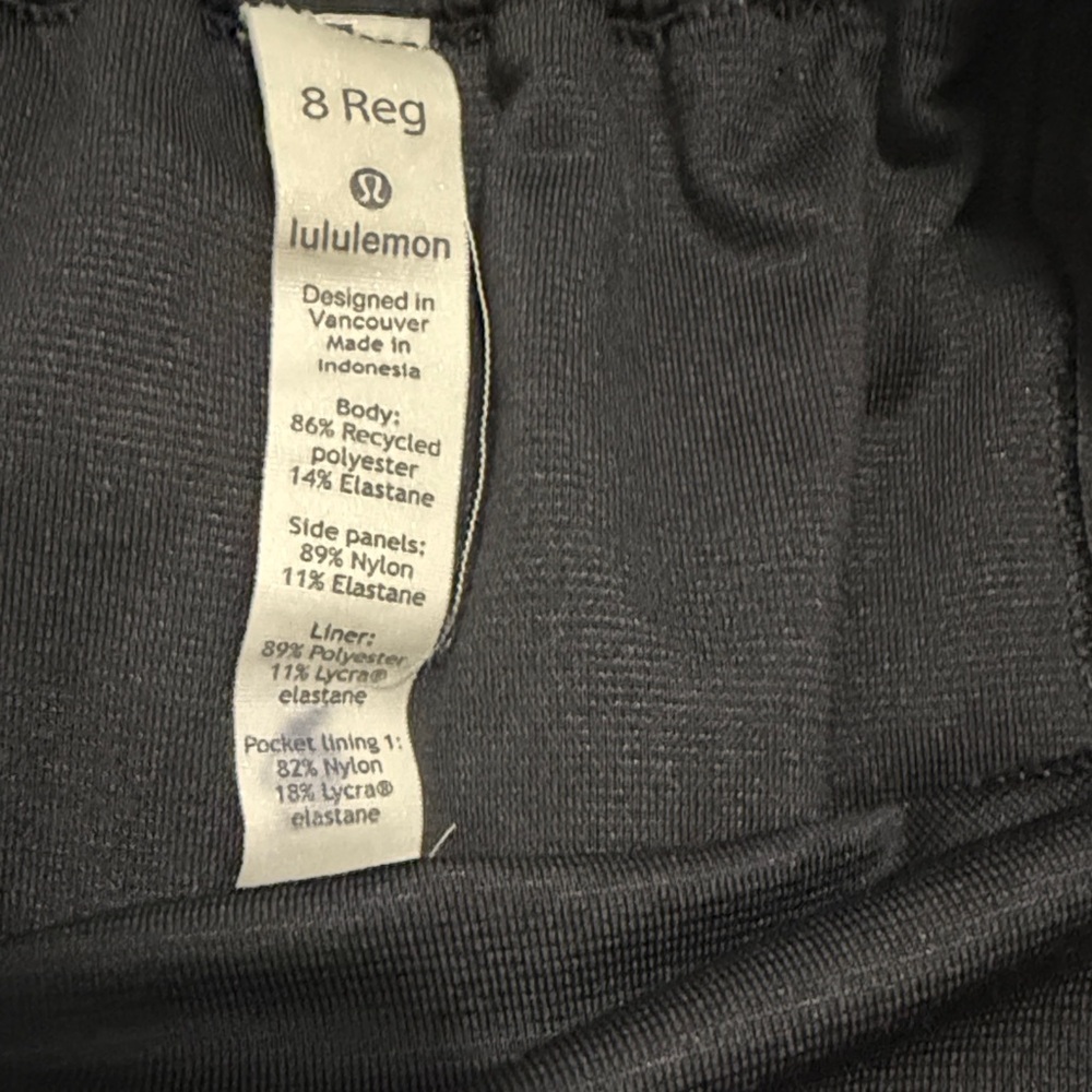 lululemon athletica Women's Classic Black Shorts - Picture 3 of 3